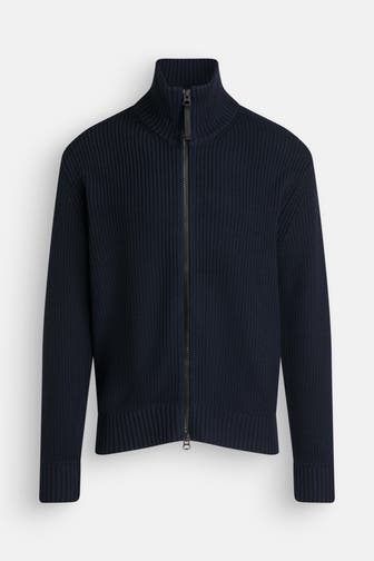 J.LINDEBERG Wollmix-Pullover nachtblau
