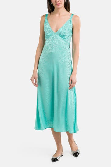 HUGO Kleid 'Kelari' türkis animal