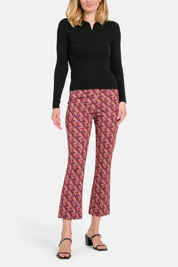 RAFFAELLO ROSSI Stoffhose gemustert