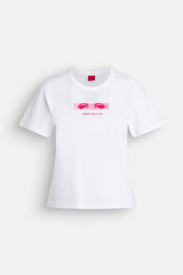 HUGO T-Shirt weiß