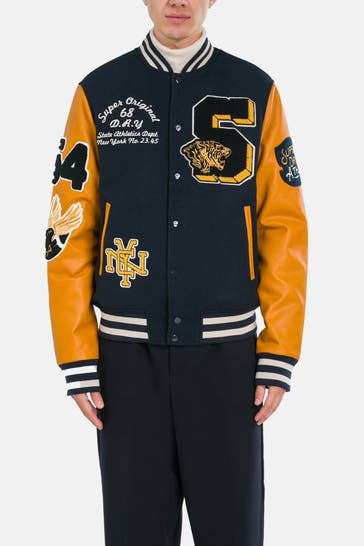 SUPERDRY Collegejacke gemustert