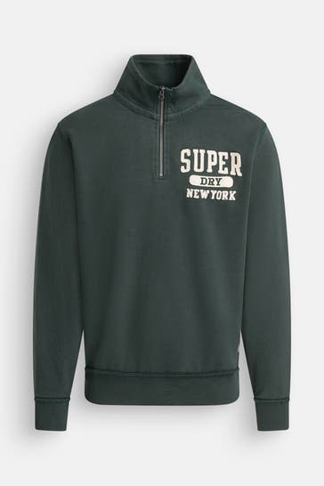 SUPERDRY Sweat-Troyer tannengrün