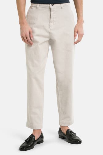 BOSS ORANGE Cordhose 'Statum' offwhite