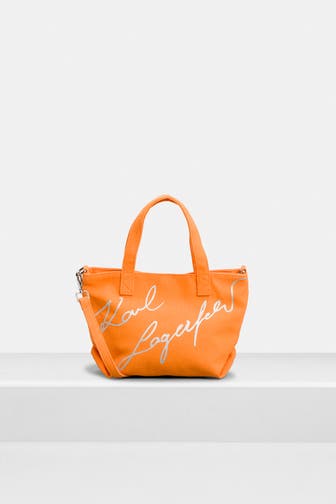 KARL LAGERFELD Handtasche orange
