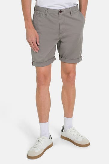 SUPERDRY Chino-Shorts grau
