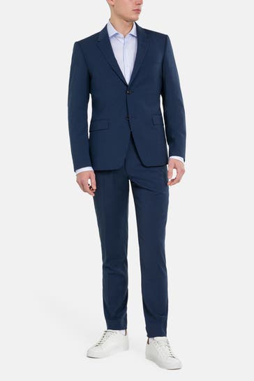 TIGER OF SWEDEN Wollmix-Anzug 'S.Jamie' dunkelblau