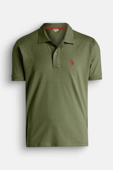 U.S. POLO ASSN. Polo-Shirt waldgrün