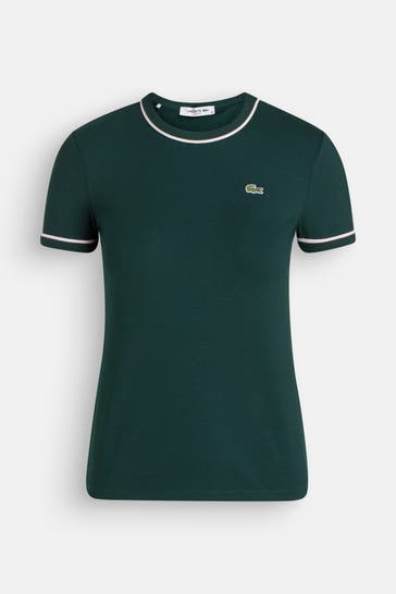 LACOSTE T-Shirt dunkelgrün