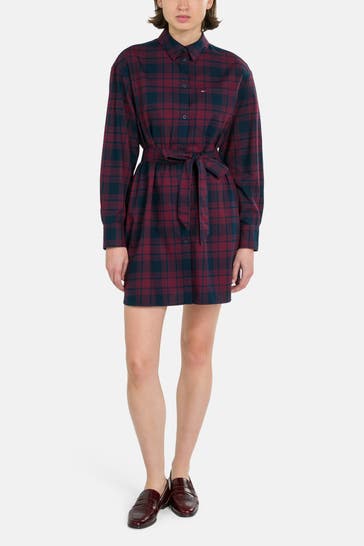 TOMMY HILFIGER Blusenkleid kariert