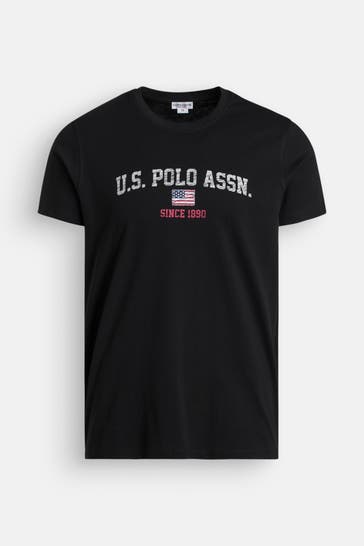 U.S. POLO ASSN. T-Shirt 'Cick' schwarz