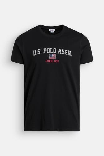 U.S. POLO ASSN. T-Shirt 'Cick' schwarz