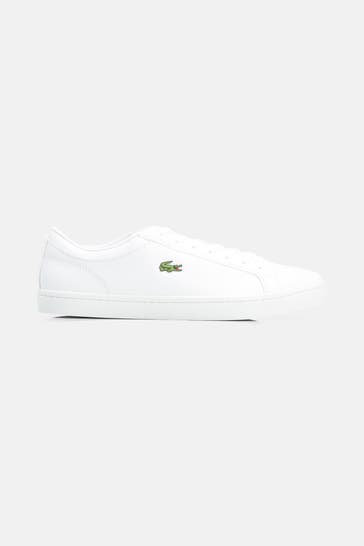 LACOSTE Ledersneaker weiß