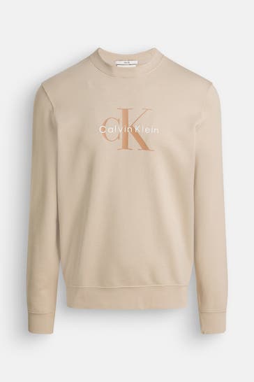 CALVIN KLEIN Sweatshirt beige