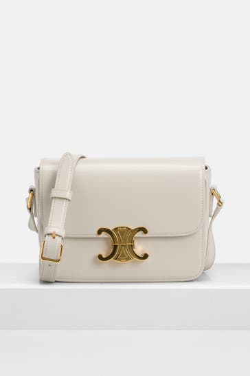 CELINE Schultertasche 'Teen' offwhite