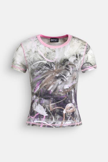 DIESEL T-Shirt gemustert