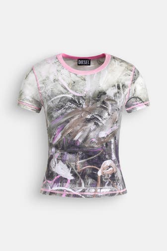 DIESEL T-Shirt gemustert
