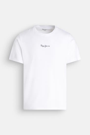 PEPE JEANS T-Shirt 'Derok' weiß