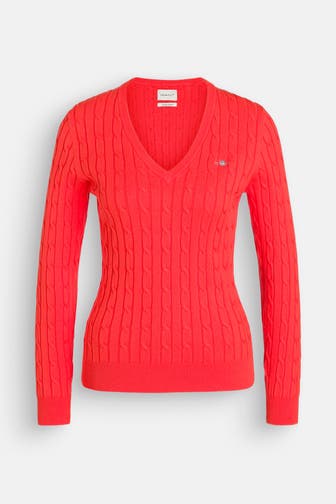 GANT Strickpullover orangerot