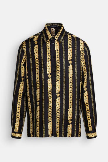 VERSACE - Seiden-Hemd 'Tessuto' Regular Fit