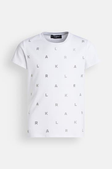 KARL LAGERFELD T-Shirt weiß