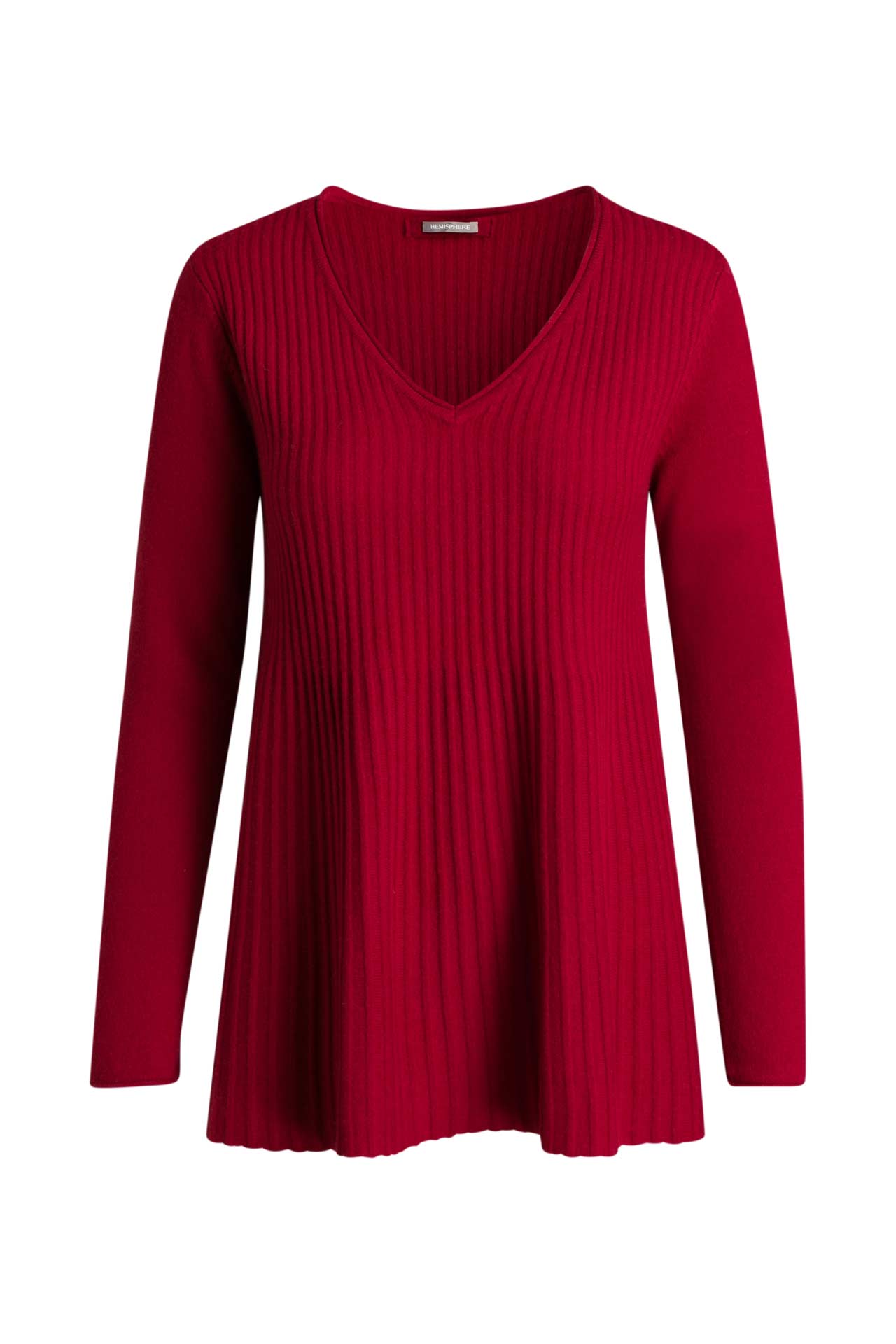 pullover rot kariert