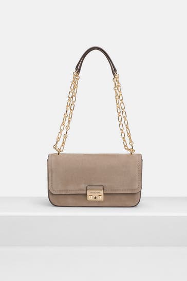 MICHAEL MICHAEL KORS Schultertasche 'Tribeca' taupe