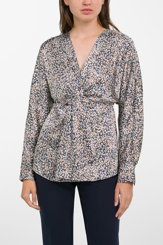 S.OLIVER BLACK LABEL Casual-Bluse gemustert