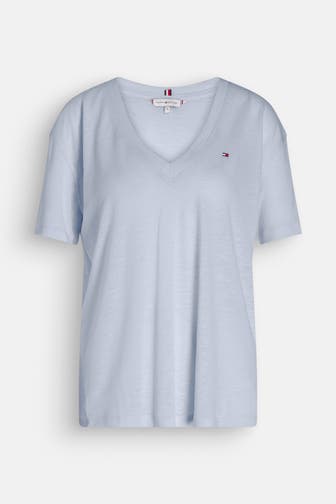 TOMMY HILFIGER T-Shirt taubenblau