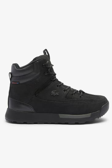 LACOSTE Schnürstiefel schwarz