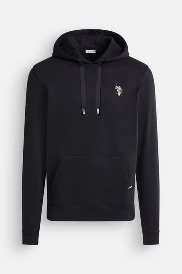 U.S. POLO ASSN. Hoodie schwarz