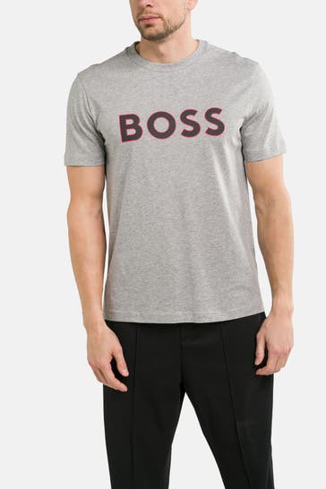 BOSS GREEN T-Shirt grau