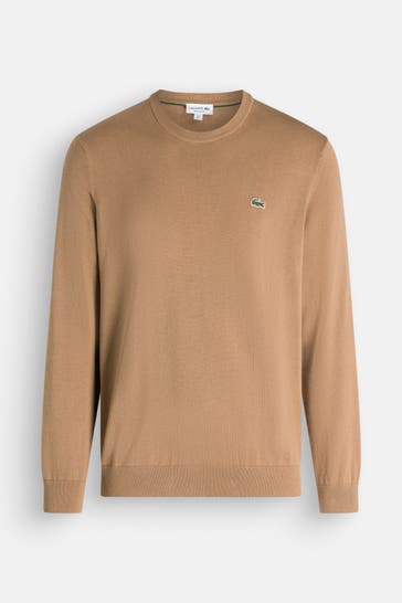 LACOSTE Strickpullover camel