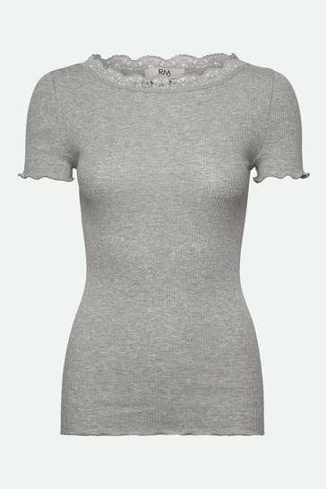 RM BY ROSEMUNDE T-Shirt steingrau