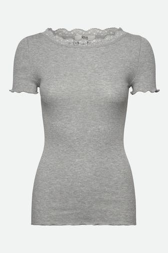 RM BY ROSEMUNDE T-Shirt steingrau
