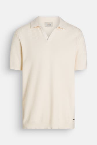 DSTREZZED Strick-Polo ecru