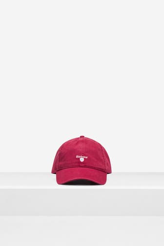 BARBOUR Basecap 'Cascade' weinrot