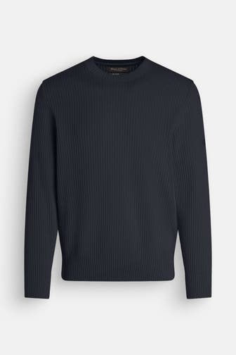 MARC O'POLO Strickpullover nachtblau
