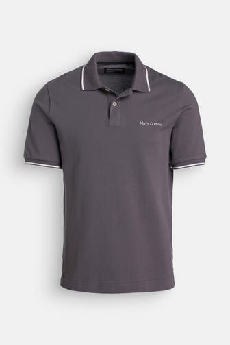 MARC O'POLO Polo-Shirt steingrau