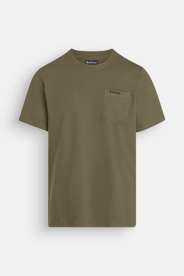 BARBOUR T-Shirt oliv
