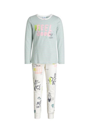 SANETTA Pyjama gemustert 