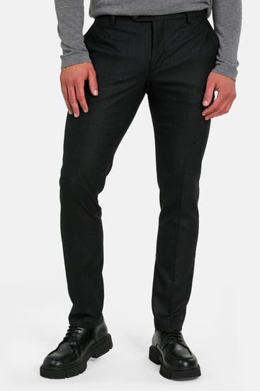 HACKETT - Wollmixhose 'Kensington' schwarz
