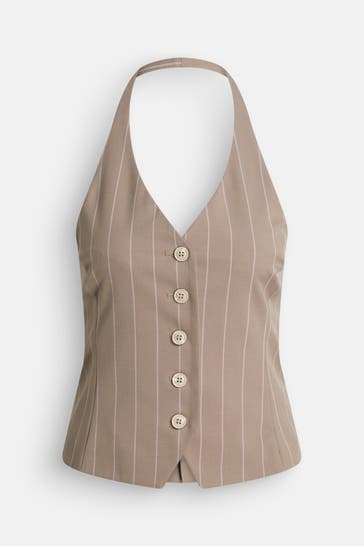 SAMSØE & SAMSØE Top 'Saneem' gestreift