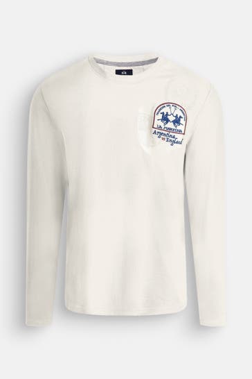 LA MARTINA Longsleeve ecru