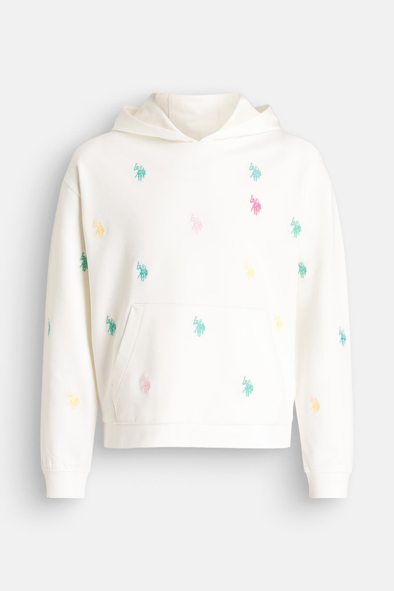 U.S. POLO ASSN. Hoodie 'Oliv' ecru, Bild 1