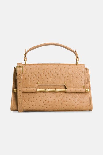 GUESS Handtasche 'Iris' hellbraun