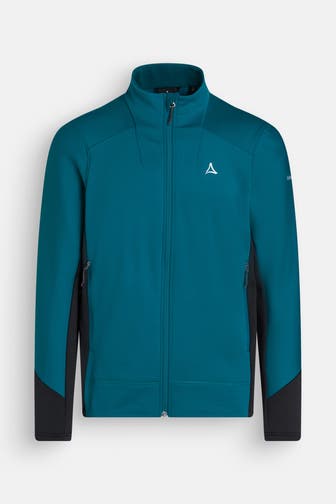 SCHÖFFEL Fleecejacke petrol