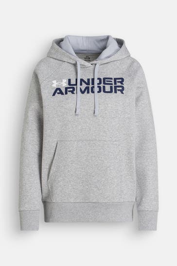 UNDER ARMOUR Hoodie hellgrau 
