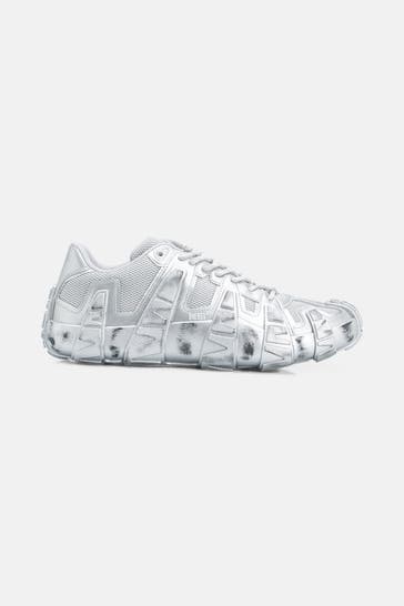 DIESEL Sneaker 'Griffe-D ' silber