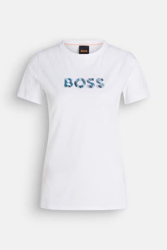 BOSS ORANGE T-Shirt weiß
