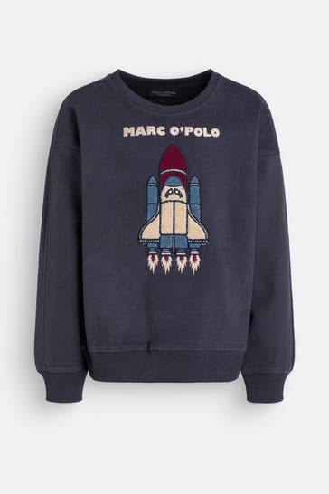 MARC O'POLO Sweatshirt nachtblau